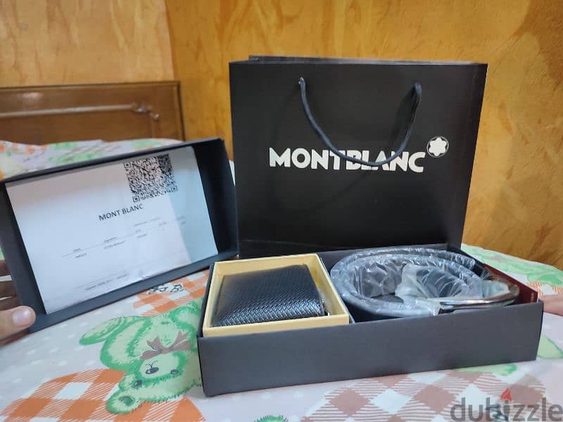 New wallet and belt montblanc 1