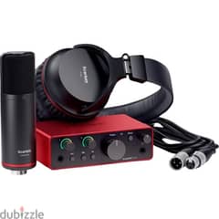 واجهة صوتية USB من نوع Focusrite Scarlett Solo (الجيل الثالث) مستعملة 0