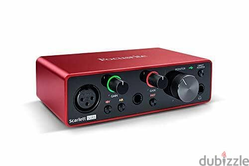 واجهة صوتية USB من نوع Focusrite Scarlett Solo (الجيل الثالث) مستعملة 7