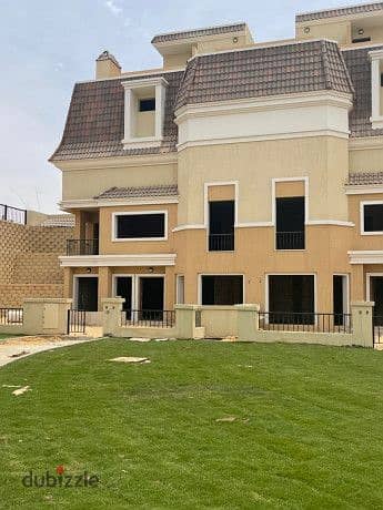 Standalone villa, 250 square meters, three floors, next to Sarai, directly on the Amal Axis and in front of Madinaty 6