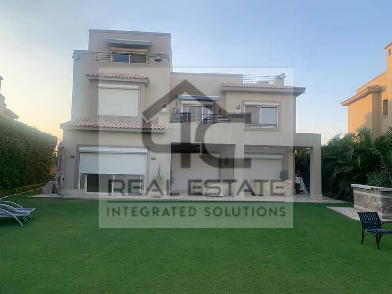 Stand-alone villa, prime location, fully finished, with kitchen and air conditioners, for sale in Palm Hills Compound pk1 3