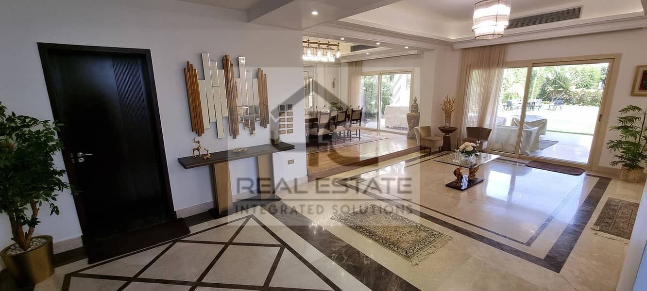 Stand-alone villa, prime location, fully finished, with kitchen and air conditioners, for sale in Palm Hills Compound pk1 15