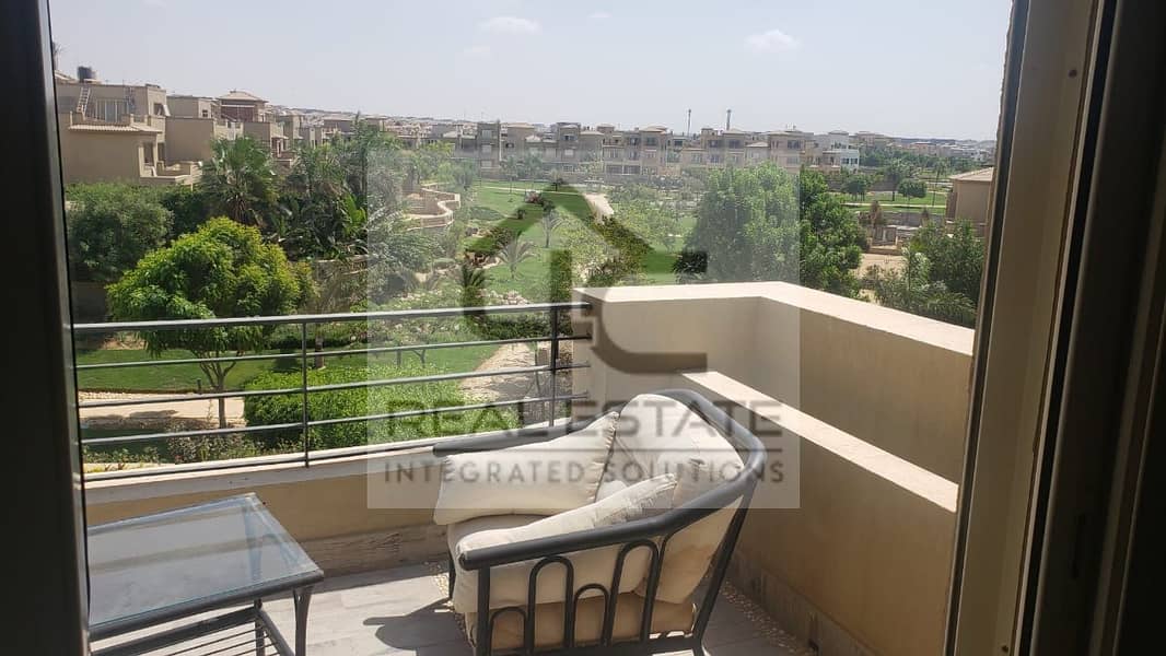 Stand-alone villa, prime location, fully finished, with kitchen and air conditioners, for sale in Palm Hills Compound pk1 22