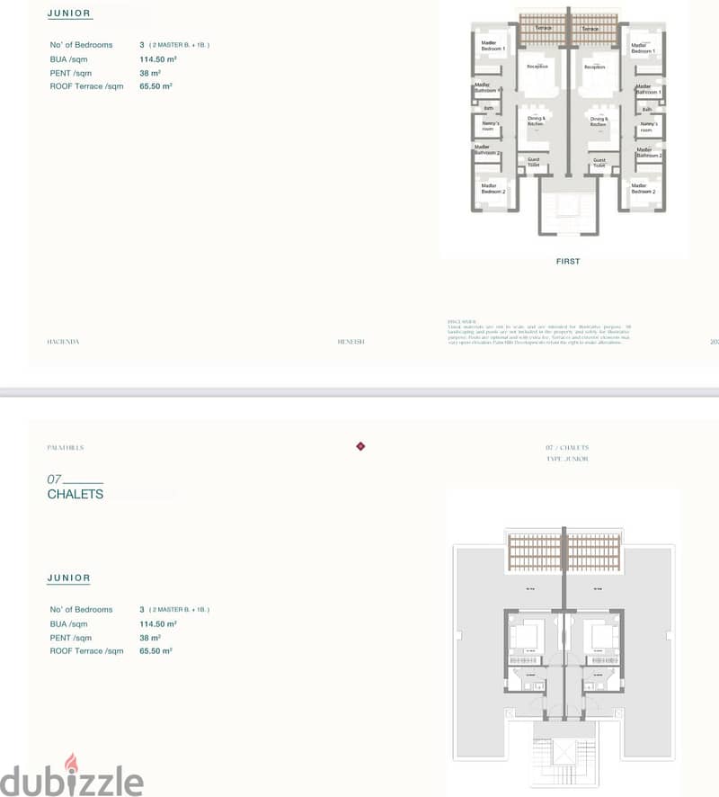 (من المالك) HACIENDA HENEISH - Junior Chalet First & Penthouse 3