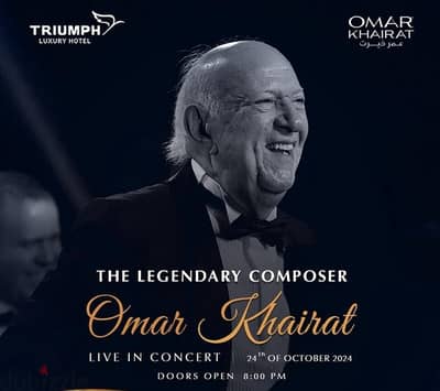 Omar Khairat Concert on 24 Oct in Triumph Luxury Hotel at Tagamoaa