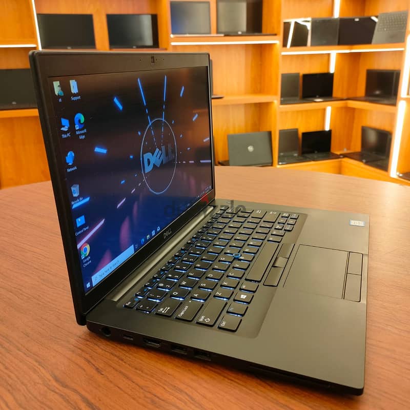 لابتوب البيزنس بشكل جامدDELL LATITUDE7490بروسيسور I7 جيل ثامن ورامDDR4 2