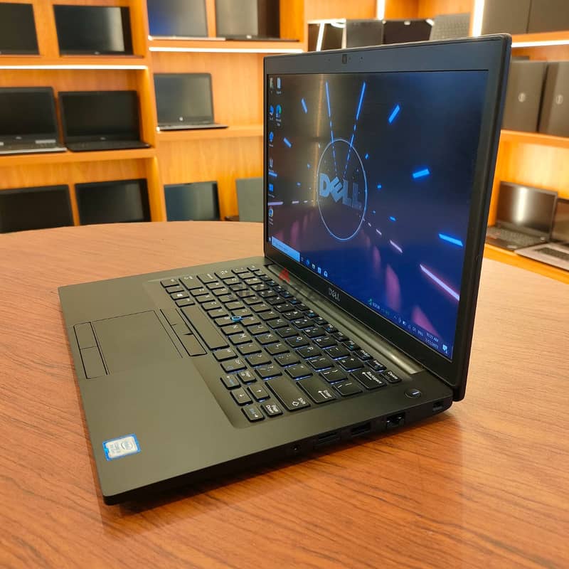 لابتوب البيزنس بشكل جامدDELL LATITUDE7490بروسيسور I7 جيل ثامن ورامDDR4 3