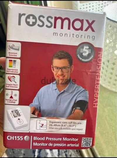 جهاز قياس الضغط rossmax CH155 بحالة الجديد