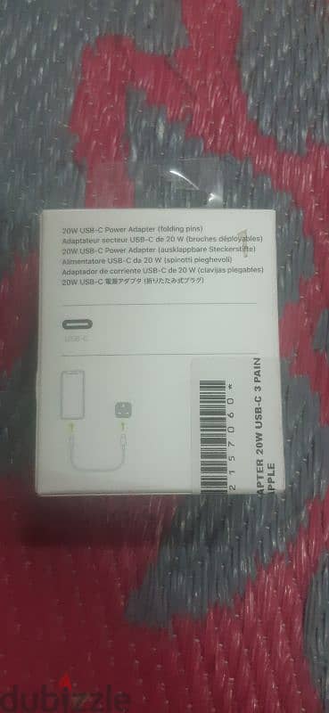 Original apple charger 20w 1