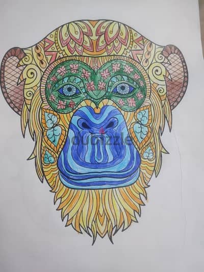 bohemian art coloring