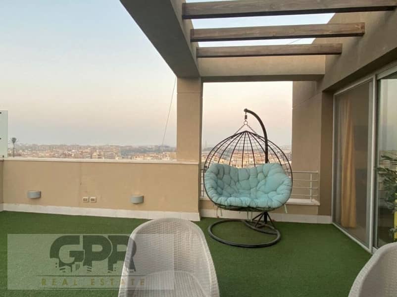 For immediate sale, a duplex apartment in Al Burouj Compound in the heart of Shorouk City 8