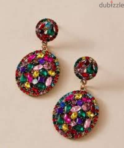 Luxurious Colorful Earrings