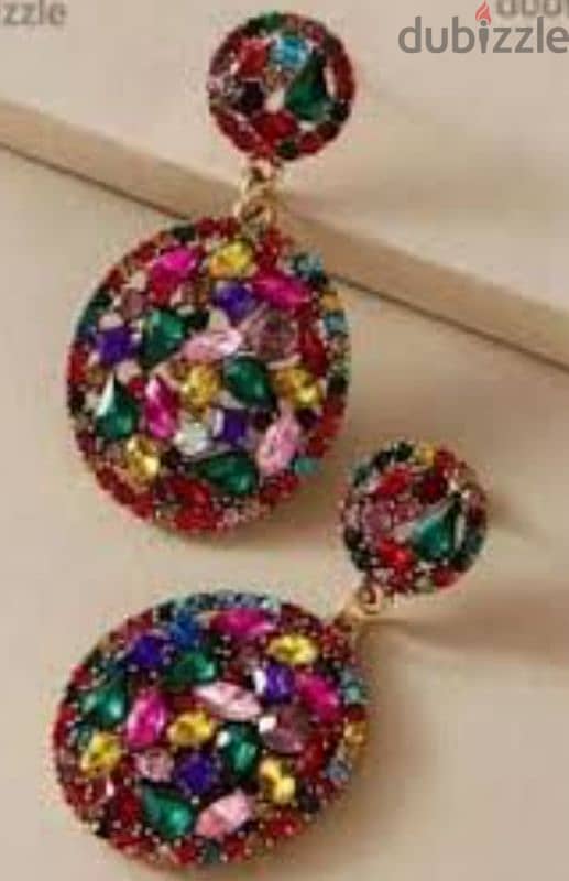 Luxurious Colorful Earrings 1