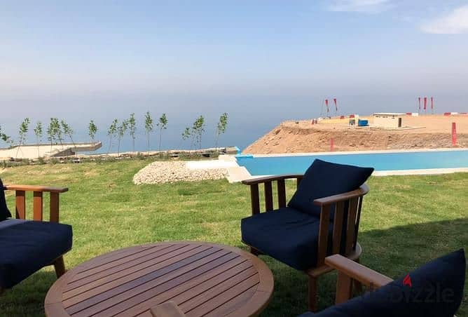 Chalet with immediate receipt on the sea, highly finished, with a wonderful view, La Vista Gardens, Ain Sokhna 9