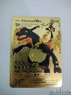 limited edition Pokémon card charizard VMAX  Black Metal Gold Card 0