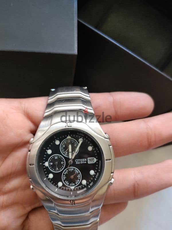 ساعه سيتزن ايكو داريف كرونوجراف Citizen Chronograph Eco Drive watch 7