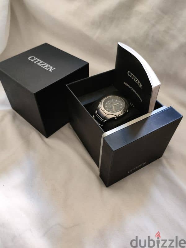 ساعه سيتزن ايكو داريف كرونوجراف Citizen Chronograph Eco Drive watch 9