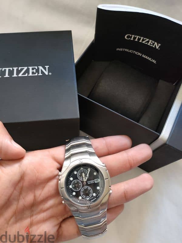 ساعه سيتزن ايكو داريف كرونوجراف Citizen Chronograph Eco Drive watch 10