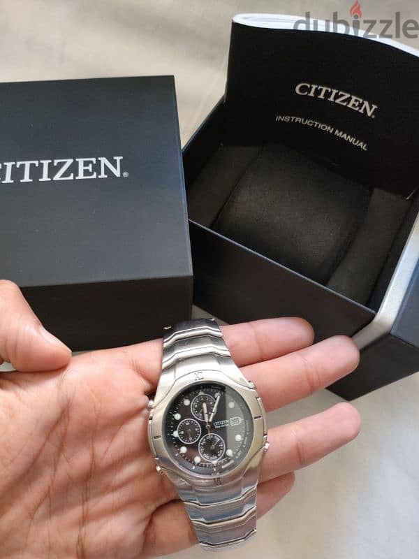 ساعه سيتزن ايكو داريف كرونوجراف Citizen Chronograph Eco Drive watch 11