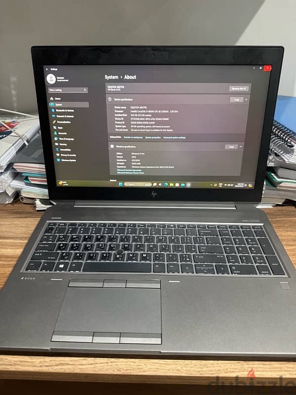 hp z book silver 2