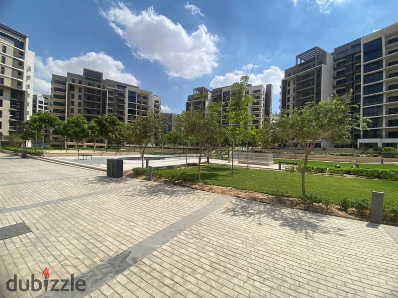 Apartment for rent, 160 sqm, finished, with kitchen and air conditioners, 3 bedrooms, 3 bathrooms, distinctive view, in Zed Compound, Sheikh Zayed, ne 11