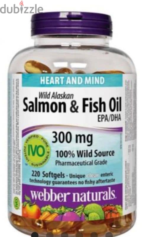 للبيع salmon + omega 3 0