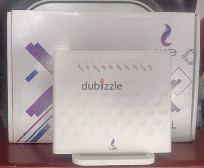 راوتر وي ارضي we VDSL ZTE H168a معاه الكرتونه وحاجته