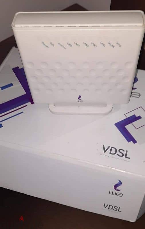 راوتر وي ارضي we VDSL ZTE H168a معاه الكرتونه وحاجته 2