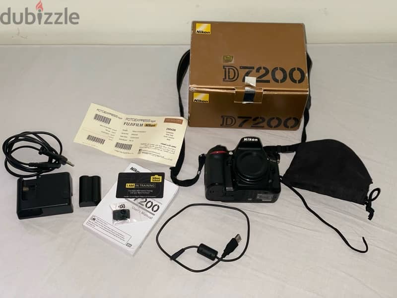 Nikon D7200 نيكون + Lens 18-105 mm 6