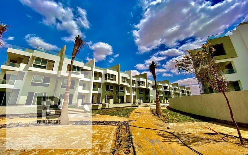 Town House for sale 324 meters in Beta Greens, Mostakbal City, Ready to move, installments over 5 years 1