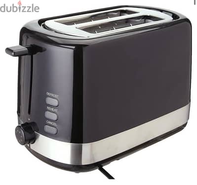 Tornado TT-852-B Toaster, 2 Slices, 720-850 Watt - Black