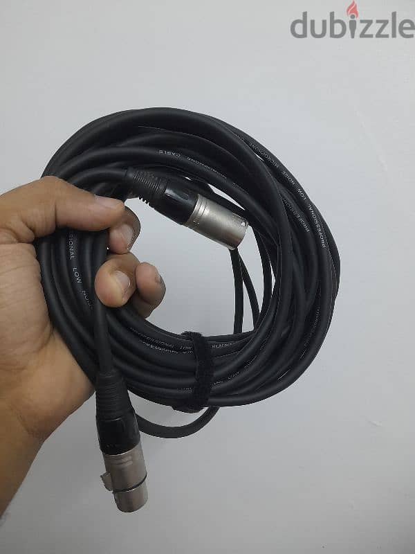 كابل ميكروفون 10 متر XLR to XLR 0