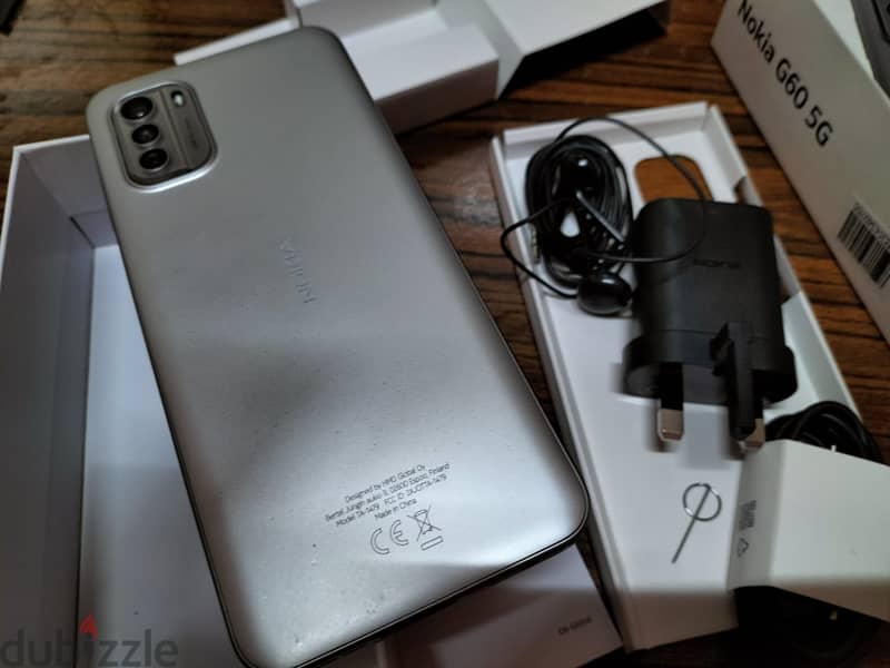 النسخة الاماراتية Nokia G60 5G 6+128GB +NFC+Esim+Dual Sim 2