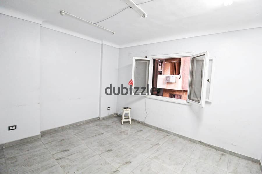 Apartment for sale 100 meters in Janaklis, Abu Qir Street, suitable for residential or administrative purposes - 3,000,000 cash 6