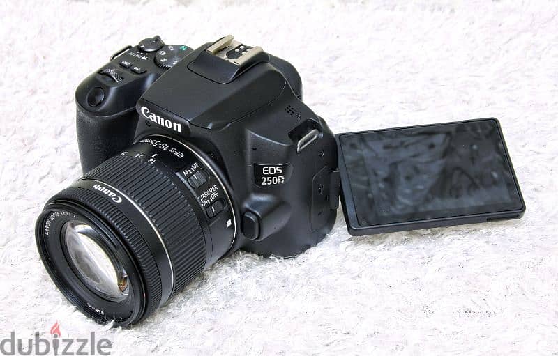 كانون 250D بلينس 55-18 STM  شتر 500 صورة فقط بالبوكس CANON 250D 2