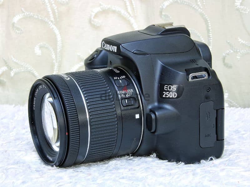 كانون 250D بلينس 55-18 STM  شتر 500 صورة فقط بالبوكس CANON 250D 4