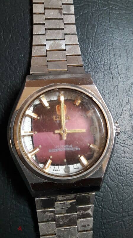 ساعة اصلي سويسري ملو ساعه لا تعمل عطلها بسيط swiss watch vintage 3