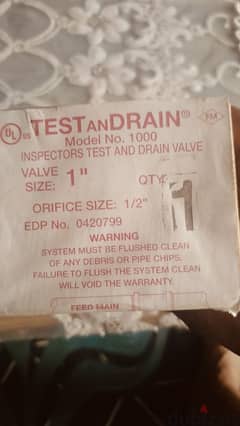 محبس test and drain 0