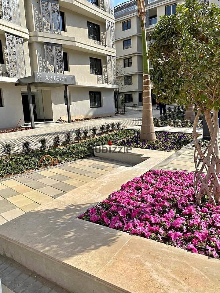 For sale speed apartment in garden, immediate receipt in Badia Palm Hills 6