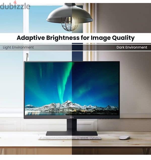 BenQ 24 inch Gaming Monitor Ultra 4K eye comfort light usage 1