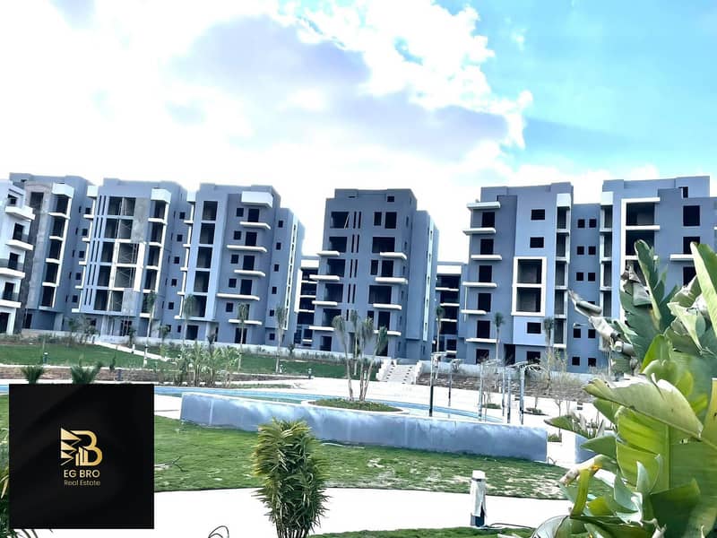 Apartment for sale in october - 3BR open view delivery 1 year 2