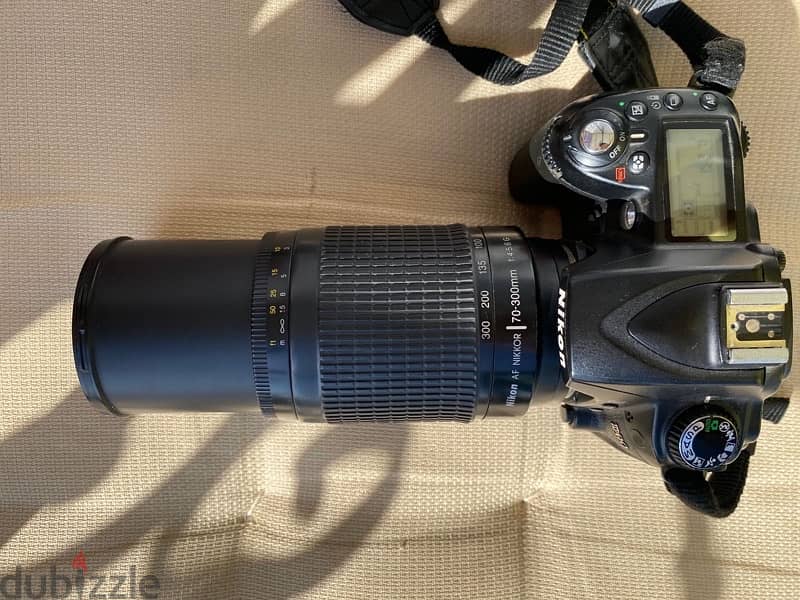 نيكون DX 12.3MP  D90   لينس 70 - 300 2