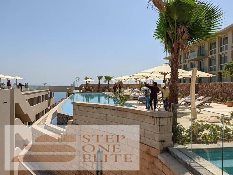 The lowest down payment is a chalet for sale (2 rooms), Full Seaview, in Monte Galala, Ain Sokhna 6