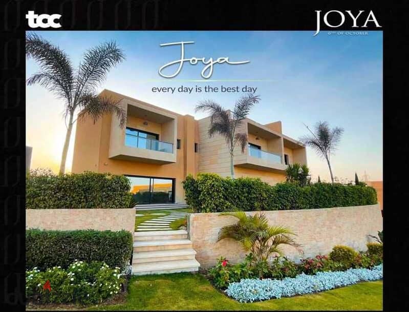 Penthouse opportunity, 300 sqm, with extended installments available in Joya Compound, located in front of Nile University and next to Palm Hills 4