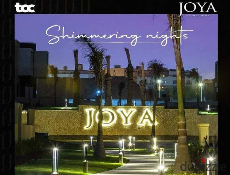 Penthouse opportunity, 300 sqm, with extended installments available in Joya Compound, located in front of Nile University and next to Palm Hills 5