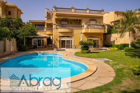 For sale standalone villa with swimming pool 550 buildings + 950 m finishing land in Al Shorouk 2000 Compound