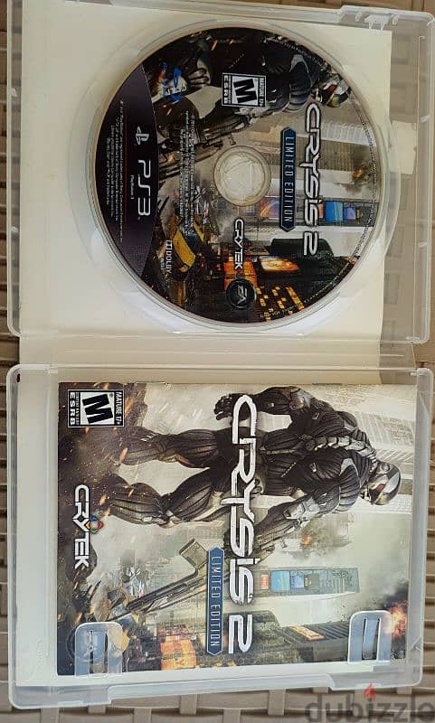 لعبتين ps3 ١. crysis2 و galactic racing benten 1