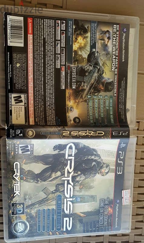 لعبتين ps3 ١. crysis2 و galactic racing benten 2