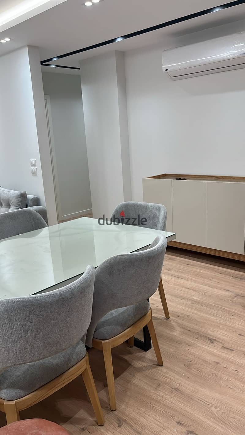 For sale, an apartment of 132 square meters in Andalusia 2, Al Mostathmer Al Sagheer, ultra super deluxe finishing, with furniture and air conditioner 10