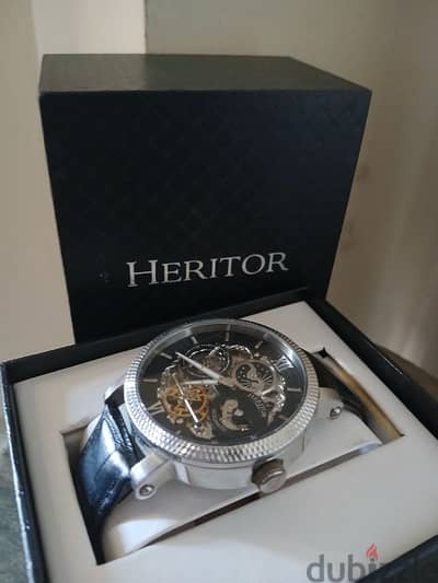 ساعة رجالي هيرتور اصلية HERITOR WATCH 316L MODEL HERHR4405